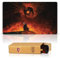 Paramint The Shadow and The Flame (Genähte Kanten) - Der Herr de Ringe Spielmatte - Kompatibel mit Magic: The Gathering Spielmatten - Spielen Sie MTG, YuGiOh, TCG - Originelle Designs