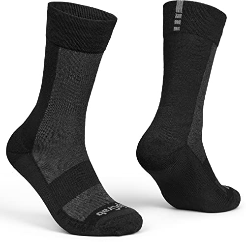 GripGrab Alpine Merino High Cut Winter Cycling Socks Warm Thermal Cushioned Long Wool MTB Road Gravel Bike Sock