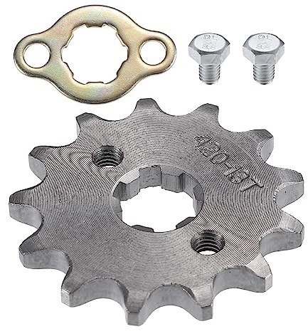 QUARKZMAN 420 Stil 13T Zähne 17mm Innendurchm. Motor Vorderrad Ritzel Set für Motorräder