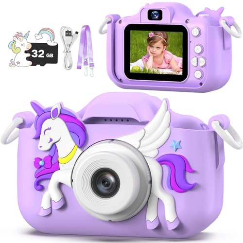 Kids Camera Toy, masterbee Children Camera Toys for Kid Age 3-12, Christmas/Birthday Gifts for Girls, 1080P HD Video Kids Digital Camera, Gift for 3 4 5 6 7 8 9 10 11 12 Year Old Girl