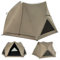 GOPLUS Campingzelt wasserdicht für 4-6 Personen, automatisches Wurfzelt, Pop up Zelt Sofortzelt Outdoor für Reise Trekking Camping, Kuppelzelt Gruppenzelt Familienzelt tragbar mit Packtasche
