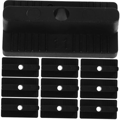 Operitacx 200pezzi Clip Nascosti Per Pavimentazione Composita Elementi Fissaggio Resistenti Alle Intemperie Per Decking Di Esterni Per Parchi e Patii