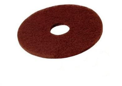 Disco de limpieza decapante marrón. Abrasividad media. Especial para decapar en seco suelos protegidos con químico. Resultados profesionales (15 pulgadas (381mm))