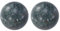 Supvox 2pcs Chinesische Ball Jade Baoding Kugeln chinesische Gesundheit Übung Massageball für Stresslinderung Hand Übung Entspannung Handgelenk (Schwarz)