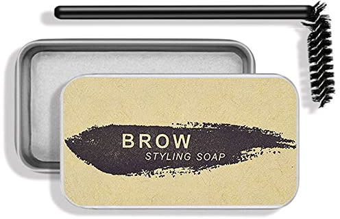 Eyebrow Soap Kit, 4D Brows Gel Long Lasting Eyebrow Setting Gel Waterproof Eyebrow Makeup Balm Pomade Cosmetics (0.7 Ounce (Pack of 1))