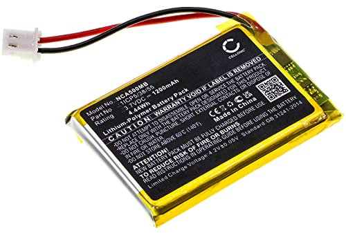 CELLONIC Ersatzkku für Babyphone kompatibel mit Sennheiser HMD 25 kompatibel mit NUK ECO Control Audio 500, Eco Control Audio 530D Plus (1200mAh)