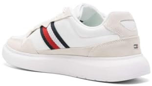 Tommy Hilfiger Herren Cupsole Sneaker Schuhe, Weiß (White), 44 EU
