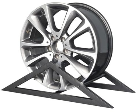 Reifenständer reifenregal Reifengestell Kommerzieller Felgen /Reifen Ständer, Bodenstehender Autoreifenhalter Für Garage, Messe Und Autowerkstatt, Stapelbarer Autoradständer Reifenbasis(Triangle Rim R