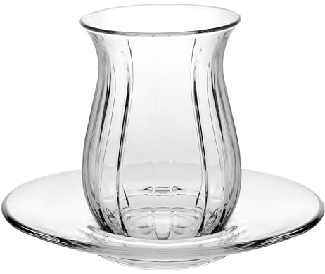 Pasabahce Linka Simple Tea Set, 140 ml, 6 Pieces