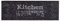 Rutschfester Teppich Wohnzimmer - Miabella Fußmatte innen - Küche Läufer Flur Schmutzfangmatte - Sauberlauf waschbar 50x150cm Kitchen schwarz