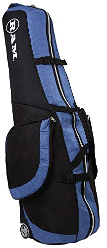 Ram FX Golf Travel Cover Deluxe Padded Wheeled Flight Bag Black/Blue