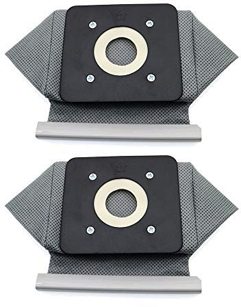 WuYan 2 bolsas lavables para aspiradora Philips Electrolux LG Haier Samsung, 11 x 10 cm