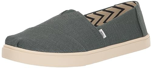 TOMS Damen Alpargata Cupsole Sneaker, Stormy Green Heritage Leinwand, 36.5 EU