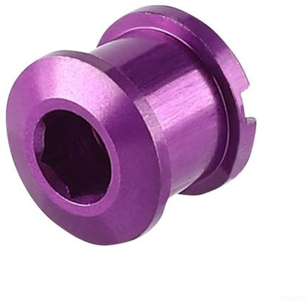 Double clou de pédalier, filetage fin pour vélo de route et VTT (clou à disque unique violet)
