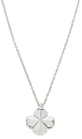 Kate Spade New York Spade Flower Pendant, Silver