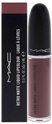MAC Retro Matte Liquid Lipstick - 123 Topped With Brandy For Women 0.17 oz Lipstick