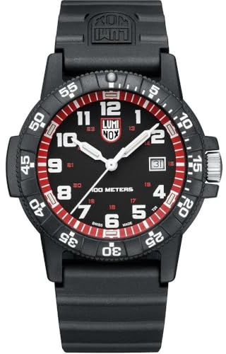 Luminox Analog schweizisk kvartsurverk klocka för män med plastarmband XS.0335, svart, Rem