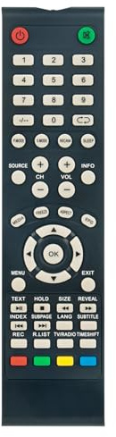 VINABTY AKTV4620 Telecomando di sostituzione compatibile con AKAI Smart TV AKTV4621 AKTV4621A AKTV505T ATE48B4544K ATE48B4644K ATE48B5144K ATE55B4744K ATE55B5544K