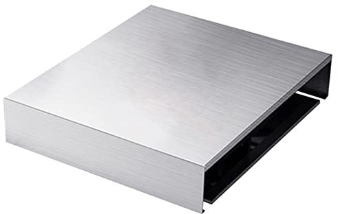 Cubierta protectora de estufa de gas de acero inoxidable para estufa de cocina, soporte superior para enfriador de inducción (11.8 x 15.7 x 2 pulgadas)