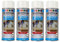 Blanc Brillante Lot 4 Bombes Peinture Spray Aérosol 4X400ml Bois,Métal,Aluminium