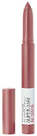Maybelline Super Stay Ink Crayon Lipstick Makeup, Precision Tip Matte Lip Crayon with Built-in Sharpener, Longwear Up To 8Hrs, Lead The Way, Pink Beige, 1 Count