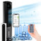 Klarstein Polar Tower Smart Raffrescatore Evaporativo 4-in-1 – Ventilatore, Umidificatore & Purificatore, Controllo App & Alexa, Serbatoio 7L, 3.306 m³/h, Timer, Modalità Notte, Portatile, Nero
