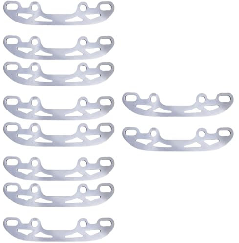 Toddmomy 5 Paare Skate-Klinge Kufenhüllen Für Schlittschuhe Hockey-ersatzklingen Wachen Hockey Skating-Teile Eiskufe Hockey-wächter Skaten para Gard Rostfreier Stahl Rolle Austauschbar