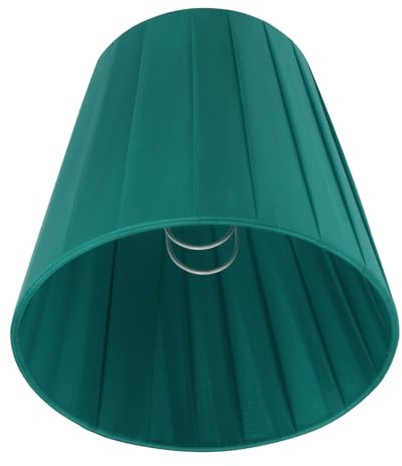 Veemoon Abat Jour à Pince en Tissu Vert pour Lampe Murale et Lampe sur Pied, Couverture Légère et Solide, Facile à Installer pour Chambre et Salon