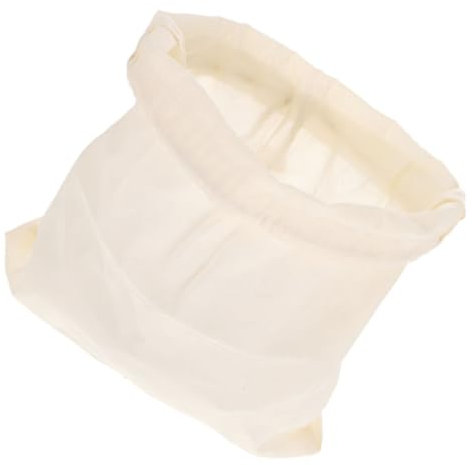 DIYEAH Sachet Filtrant En Coton Passoire À Thé Fine Petite Passoire À Mailles Fines Étamines À Fromage Pour Filtrer Le Lait De Noix Passoire Alimentaire Réutilisable Sachets De Lait