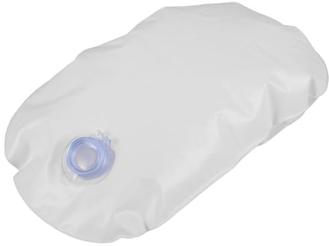 Veemoon Cojín Rellenable Asiento de Bañera Cojín de Bañera Ventosas Almohadilla Inflable Antideslizante Accesorio para Baños para Hogar y