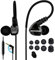 MOXKING Running Sports Earbud Headphones Wired Over Ear In Ear Headsets Noise Isolation waterproof Earbuds Enhanced Bass Stereo Earphones with Microphone and Remote for Running Jogging Gym (black)
