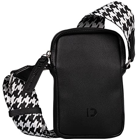 DENIM TOM TAILOR bags Abbie Damen Handytasche Umhängetasche Klein Schwarz