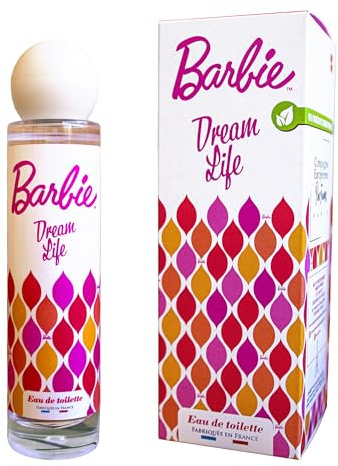 Barbie Eau de Toilette Donna Dream Life Spray 50 ml Made in France Profumo Fruttato-Floral