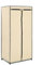 ShGaxin Kleiderschrank Creme 75×50×160 cm, Schlafzimmerschrank, Kleiderschränke, Garderobenschrank, Ordnungssystem Kleiderschrank, Haushaltsschrank - 282439