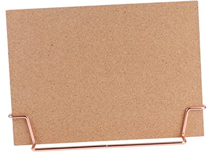 JEWEDECO Kork-pinnwand Mit Holzrahmen Und Rosegoldener Basis Vielseitiges Memo-board Für Büro Und Zuhause Einfach Zu Montieren Für Notizen Und Kreative Projekte