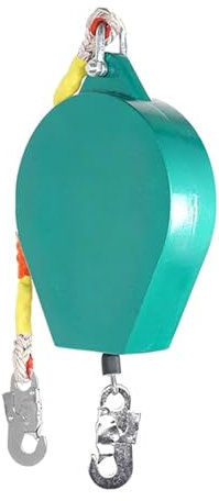 Capacità di carico di 330 libbre, dispositivo anticaduta umano, linea di vita autoretrattile for lavorare in quota, protezione anticaduta con linea di sicurezza ignifuga, adatta for coperture(5m/16.4f