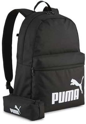 PUMA Unisex PUMA PHASE Backpack Set Klassische Rucksäcke, PUMA Black, OSFA