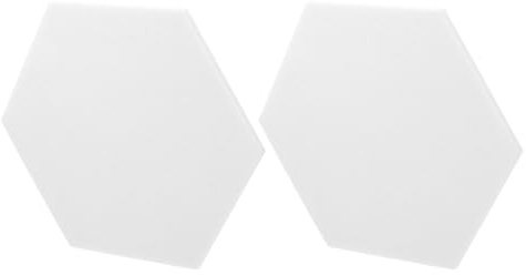 UPKOCH 2pcs Acoustic Panels Sound Absorption Board for Wall Soundproofing Sound Insulation with Strong Flexibility and Impact Resistance Easy to Install White Polyester Fiber Noise