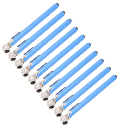 Generic Escala de presión de neumáticos de 4 lados con lápiz y medición precisa, fácil de usar, materiales de alta calidad para automóviles, camiones, SUV, motocicletas, caravanas