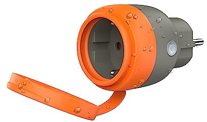 UCOMEN Wlan Steckdose Outdoor, Zeitschaltuhr Steckdose IP44 Wasserdicht Kompatibel mit Alexa und Google Home für Außenbeleuchtung und Bewässerungssystemen, Smart Life APP, 2.4G, 16A/3680W - 1 Pack