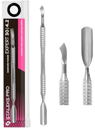 STALEKS PRO by Natury Nails Nagelhautschieber Maniküre Pediküre Edelstahl Expert 30/4.2
