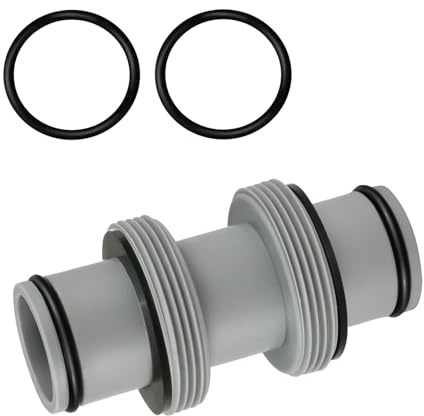 JAMSSOW Tubo per piscina da 38 mm, connettore e adattatore per tubo flessibile Intex Bestway Coleman, prolunga per connettore (2 vie 1,5)}