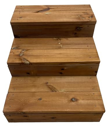 Hett tub steg 66 cm, med tre steg