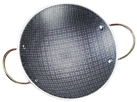 Cabilock Home Pentole Pentole in Acciaio Inox Pentola Calda Con Doppio Manico Padella Per Paella Portatile Facile Da Pulire Design Pratico