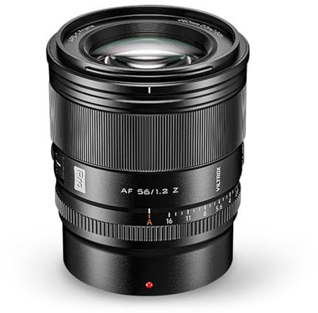 VILTROX AF 56 mm F1.2 Pro Z, fast brännvidd med stor bländaröppning och autofokus, för porträttfotografering, spegellös APS-C-kameralins, kompatibel med Nikon Z-Mount-kameror