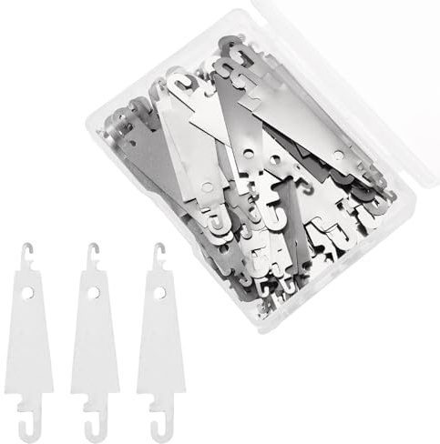 100pcs Enfile-Aiguilles, Acier Inoxydable de Qualité Supérieure Enfile-Aiguilles Accessoires et Fournitures de Couture Pratiques Adaptés Broderie Couture et Loisirs Créatifs