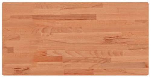 vidaXL Bathroom Countertop Vanity Top Wash Basin Worktop Solid Wood Beech