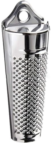 Silver Multifunctional Kitchen Stainless Steel Ginger Garlic Nutmeg Grater Nut Walnut Lemon Hand Planer Tool Lemon ZesterDurable and Professional Kitchen Tool Garlic Tools
