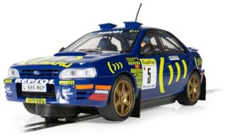 Scalextric Cars, C4555 Subaru Impreza WRX, 1995 Carlos Sainz, Slot Car Giocattolo da Utilizzare con Piste da Corsa O Set 3 Anni in su, Accessori