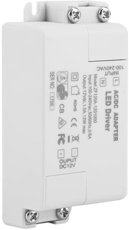 LED Power Transformer AC Till DC 12V SMD LED-förare Switch Power Converter för MR11 G4 MR16 GU5.3 LED-strip Light Spotlight Skåpbelysning (12W)